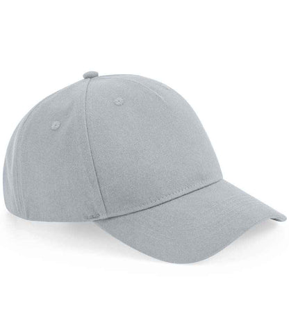 Beechfield Organic Cotton 5 Panel Cap - Light Grey (BB62N)