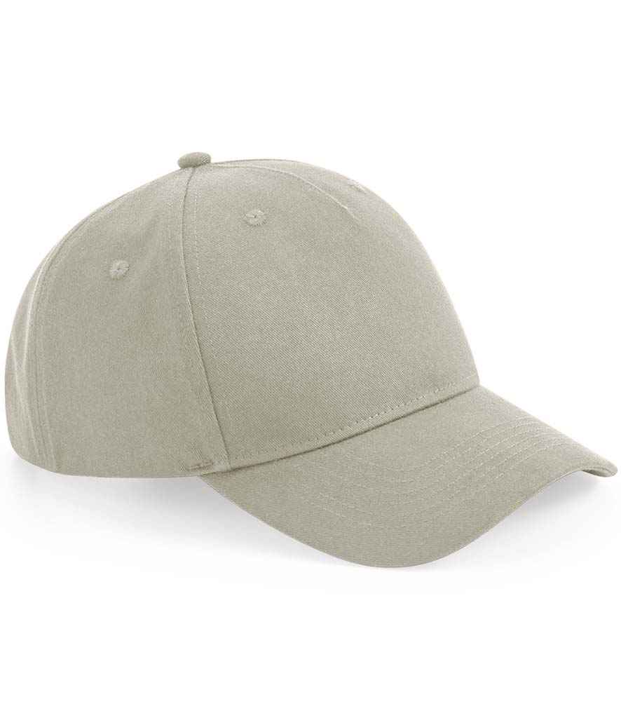 Beechfield Organic Cotton 5 Panel Cap - Stone (BB62N)