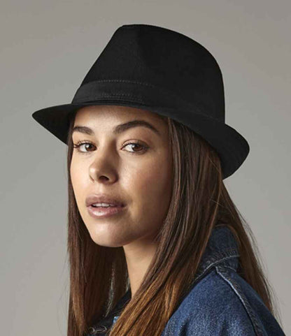 Beechfield Fedora - Black (BB630)