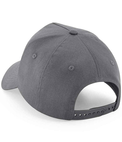 Beechfield Removable Patch 5 Panel Cap - Graphite Grey (BB638)