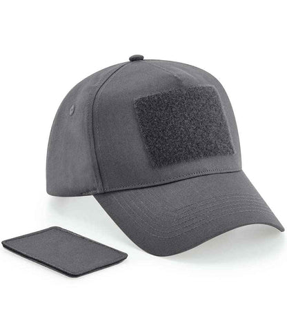 Beechfield Removable Patch 5 Panel Cap - Graphite Grey (BB638)