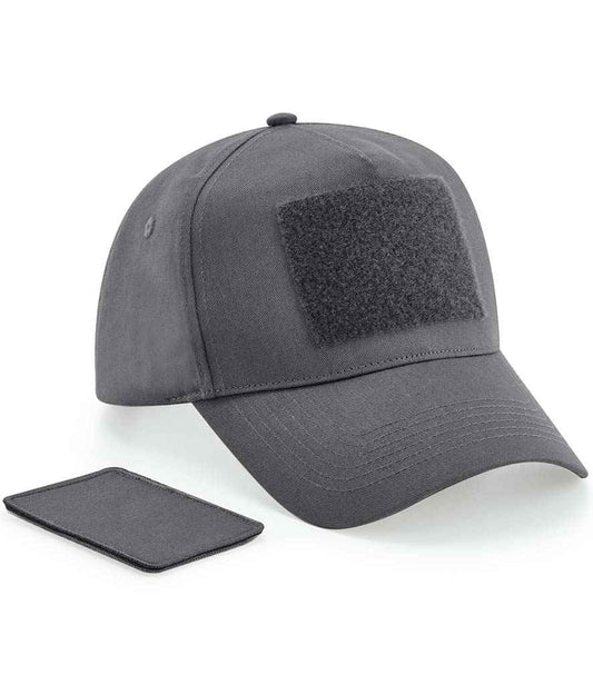 Beechfield Removable Patch 5 Panel Cap - Graphite Grey (BB638)