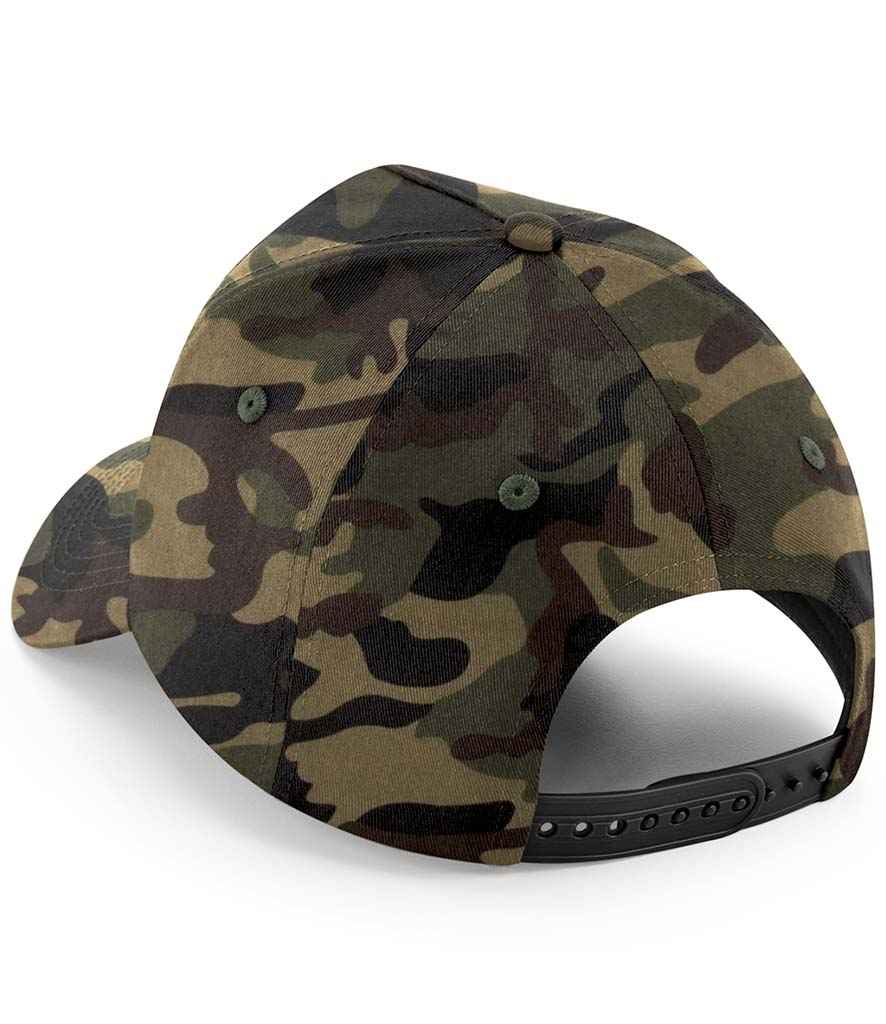 Beechfield Removable Patch 5 Panel Cap - Jungle Camo (BB638)