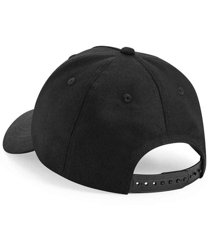 Beechfield Kids Organic Cotton 5 Panel Cap - Black (BB63NB)