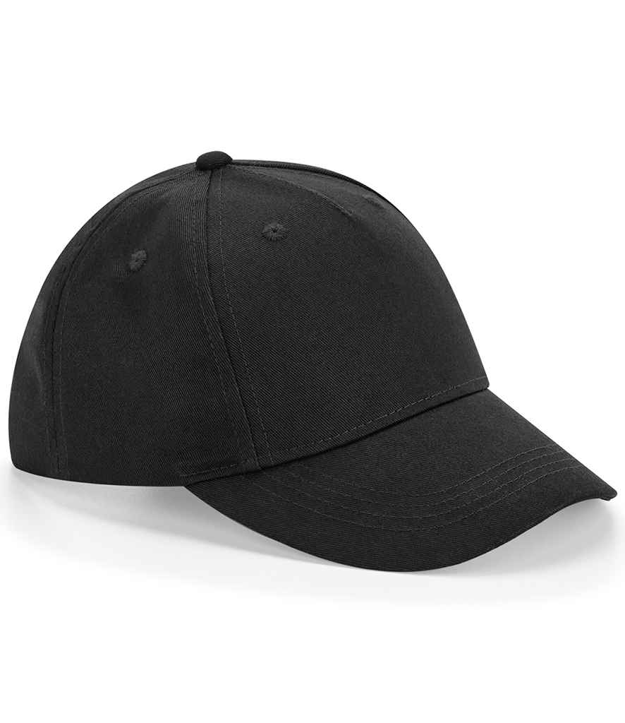Beechfield Kids Organic Cotton 5 Panel Cap - Black (BB63NB)