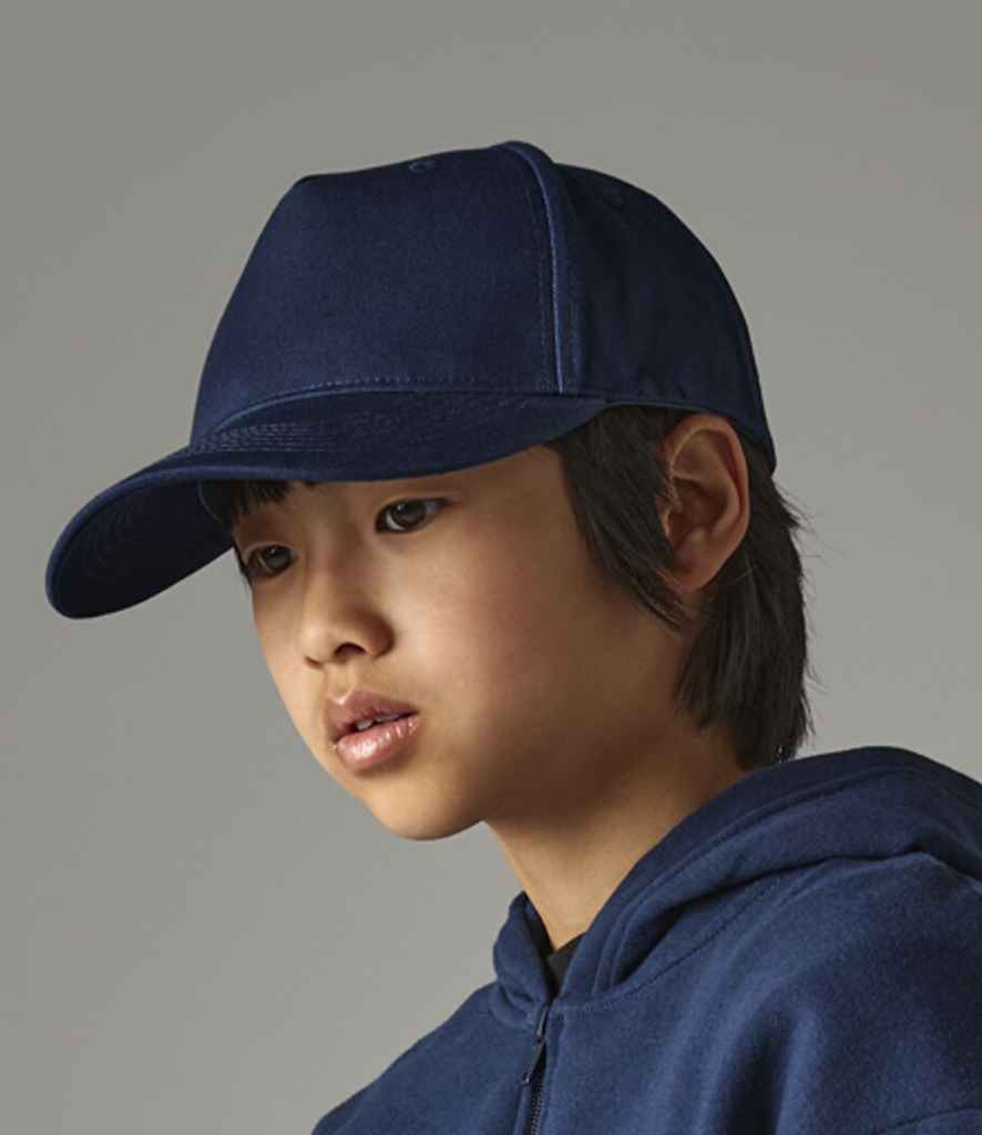 Beechfield Kids Organic Cotton 5 Panel Cap - Navy (BB63NB)