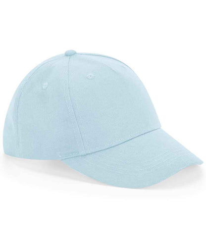 Beechfield Kids Organic Cotton 5 Panel Cap - Powder Blue (BB63NB)