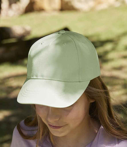 Beechfield Kids Organic Cotton 5 Panel Cap - Pistachio (BB63NB)