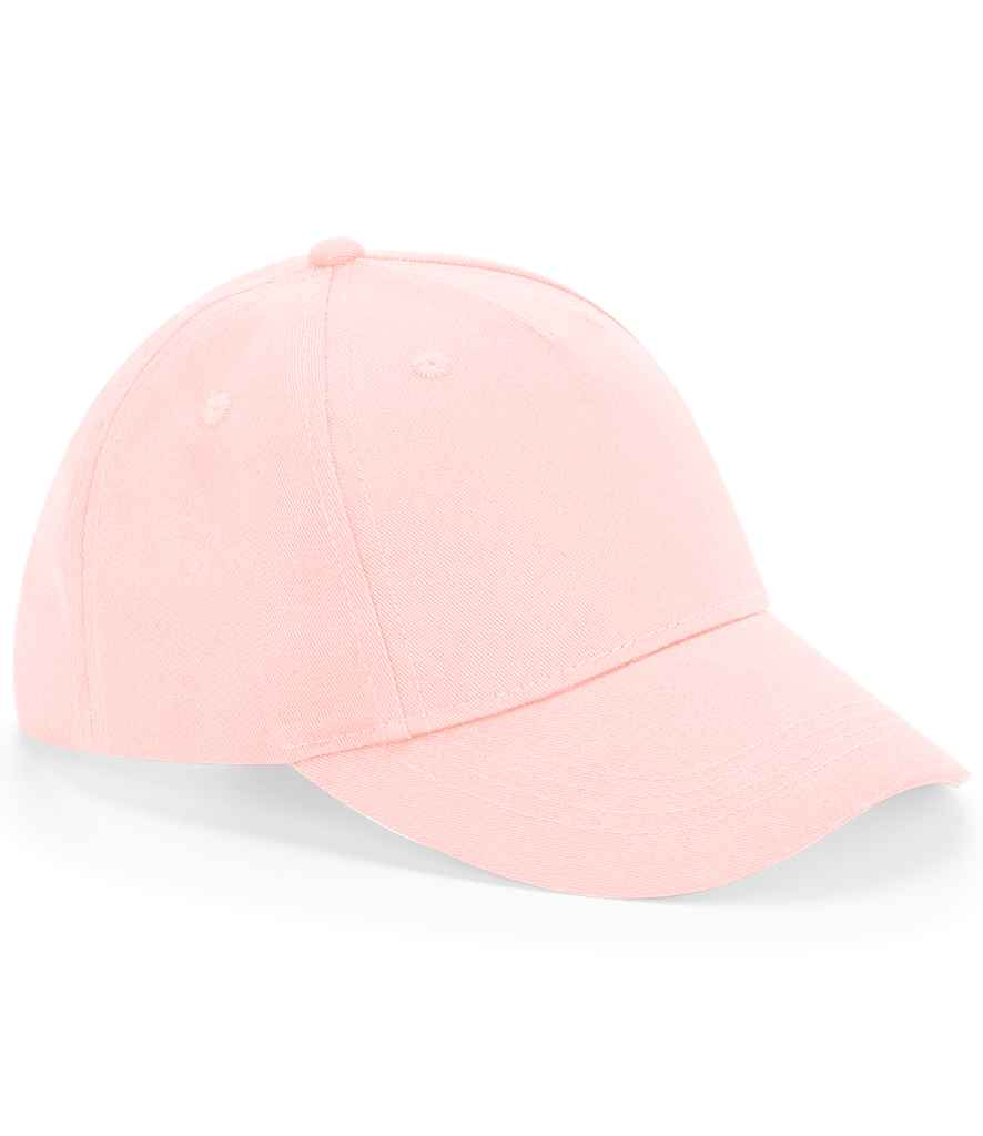 Beechfield Kids Organic Cotton 5 Panel Cap - Powder Pink (BB63NB)