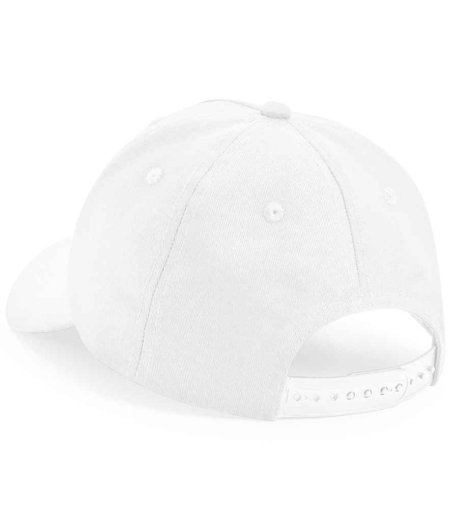 Beechfield Kids Organic Cotton 5 Panel Cap - White (BB63NB)