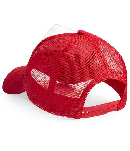Beechfield Kids Snapback Trucker Cap - Classic Red/White (BB640B)