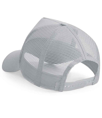 Beechfield Kids Snapback Trucker Cap - Light Grey/Light Grey (BB640B)