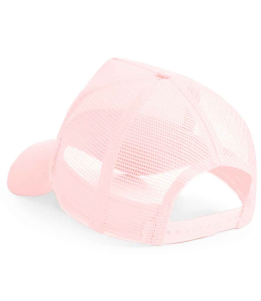 Beechfield Kids Snapback Trucker Cap - Pastel Pink/Pastel Pink (BB640B)