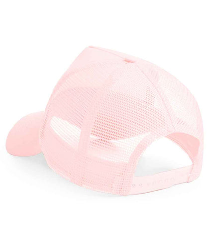 Beechfield Kids Snapback Trucker Cap - Pastel Pink/Pastel Pink (BB640B)
