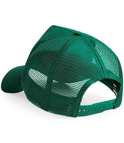 Beechfield Snapback Trucker Cap - Bottle Green/Bottle Green (BB640)