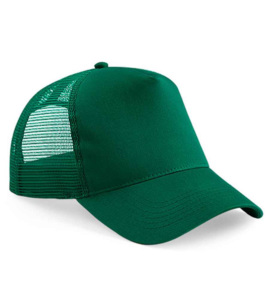 Beechfield Snapback Trucker Cap - Bottle Green/Bottle Green (BB640)
