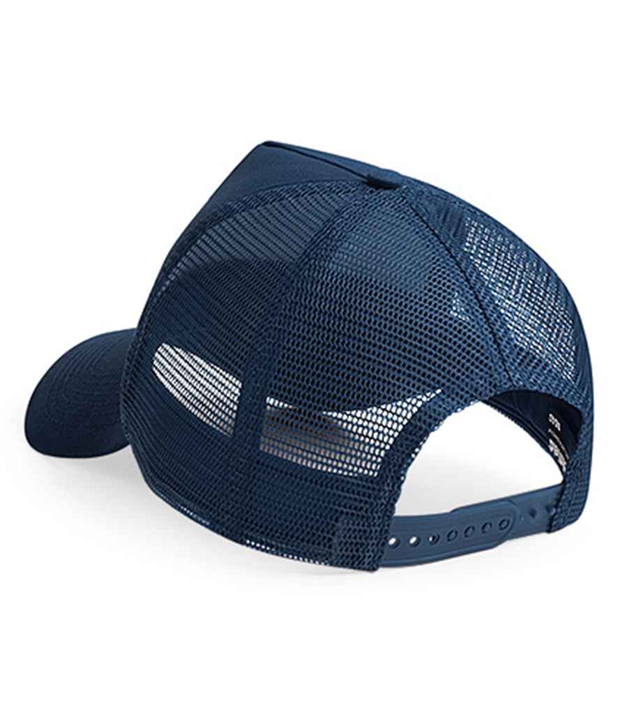 Beechfield Snapback Trucker Cap - French Navy/French Navy (BB640)