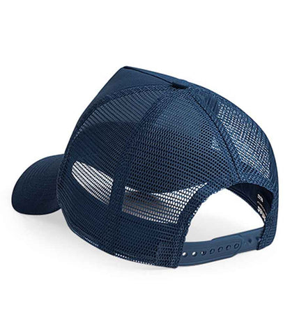 Beechfield Snapback Trucker Cap - French Navy/French Navy (BB640)