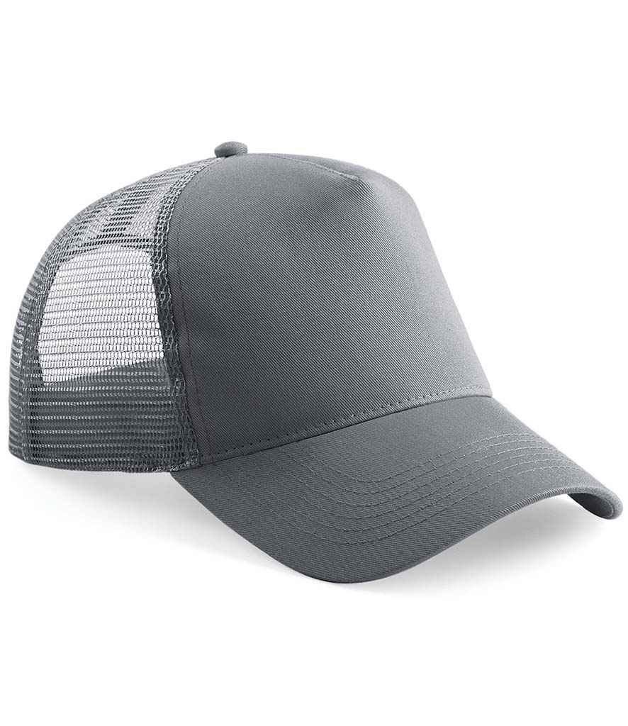 Beechfield Snapback Trucker Cap - Graphite Grey/Graphite Grey (BB640)