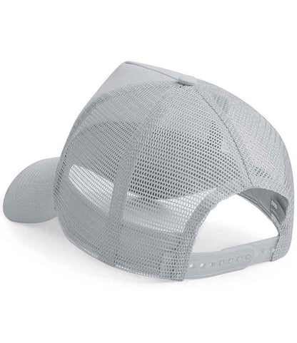 Beechfield Snapback Trucker Cap - Light Grey/Light Grey (BB640)