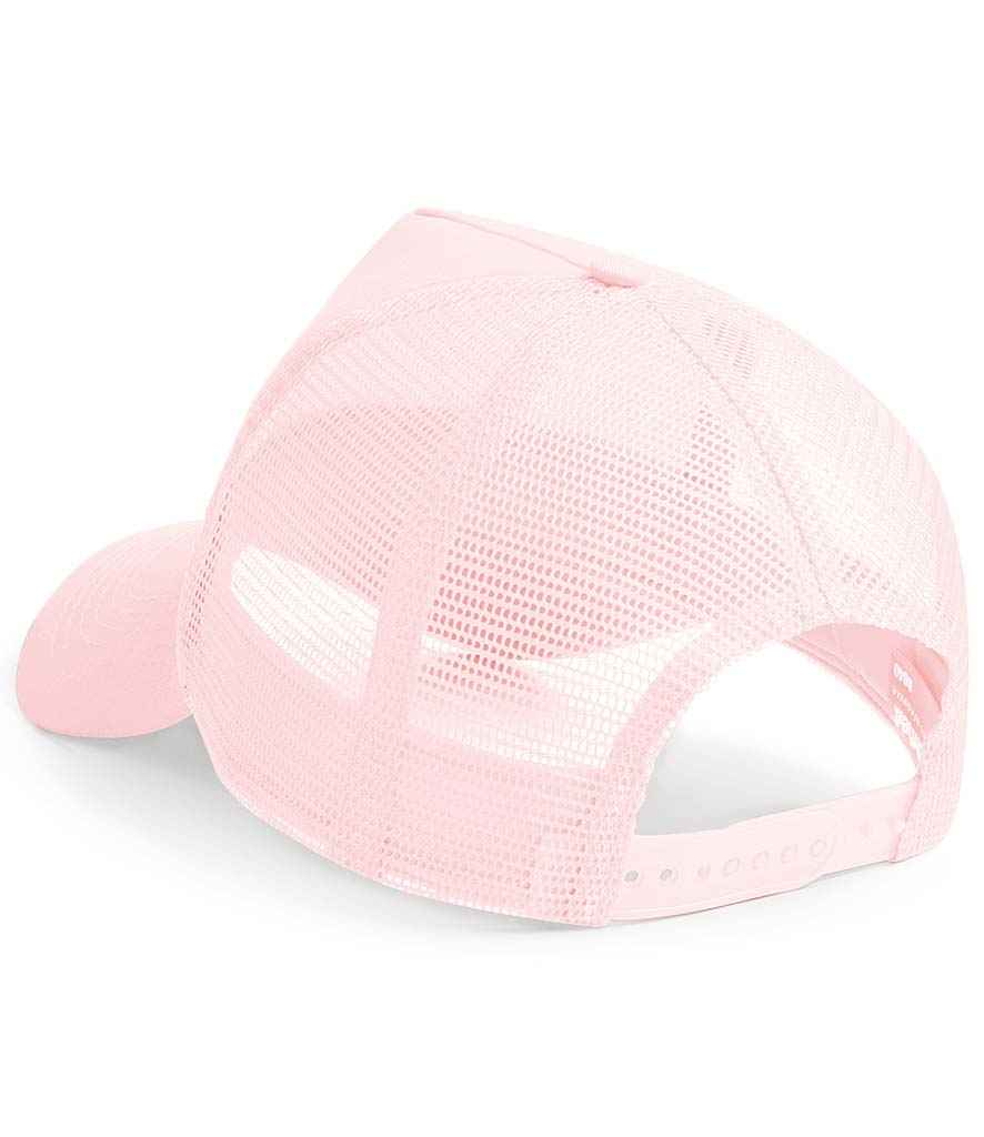 Beechfield Snapback Trucker Cap - Pastel Pink/Pastel Pink (BB640)