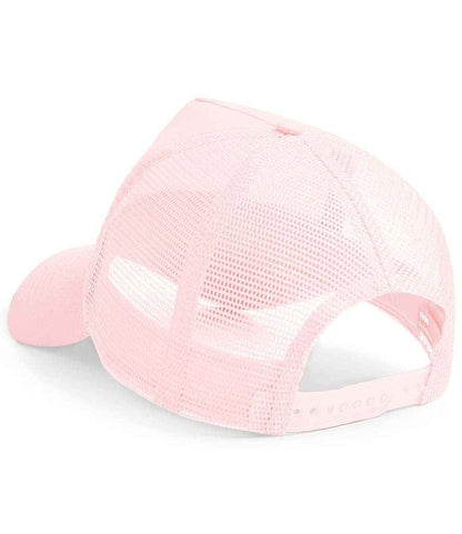 Beechfield Snapback Trucker Cap - Pastel Pink/Pastel Pink (BB640)