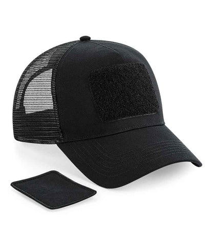 Beechfield Patch Snapback Trucker Cap - Black (BB641)