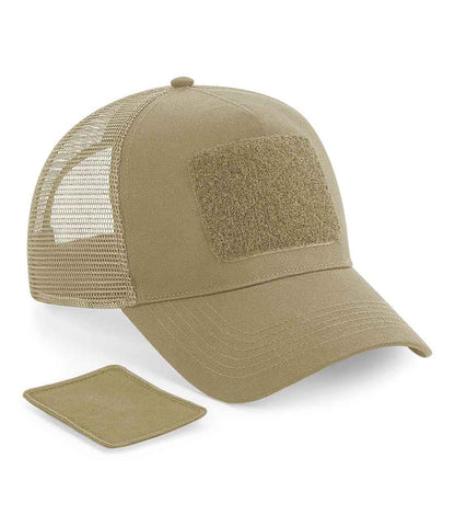 Beechfield Patch Snapback Trucker Cap - Desert Sand (BB641)