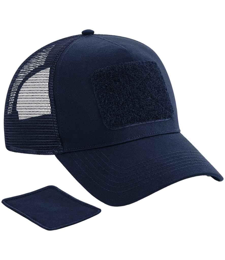 Beechfield Patch Snapback Trucker Cap - French Navy (BB641)