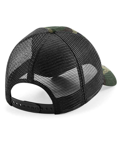 Beechfield Patch Snapback Trucker Cap - Jungle Camo (BB641)