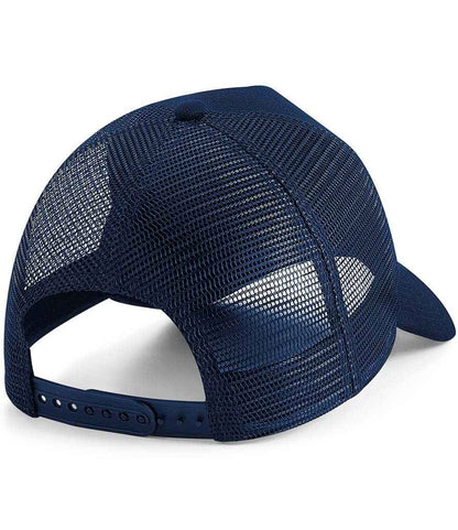 Beechfield Microknit Snapback Trucker Cap - French Navy (BB642)