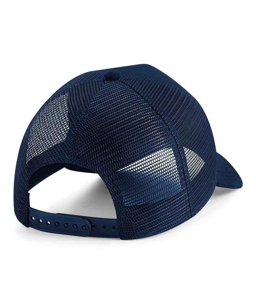 Beechfield Suede Snapback Trucker Cap - French Navy (BB643)