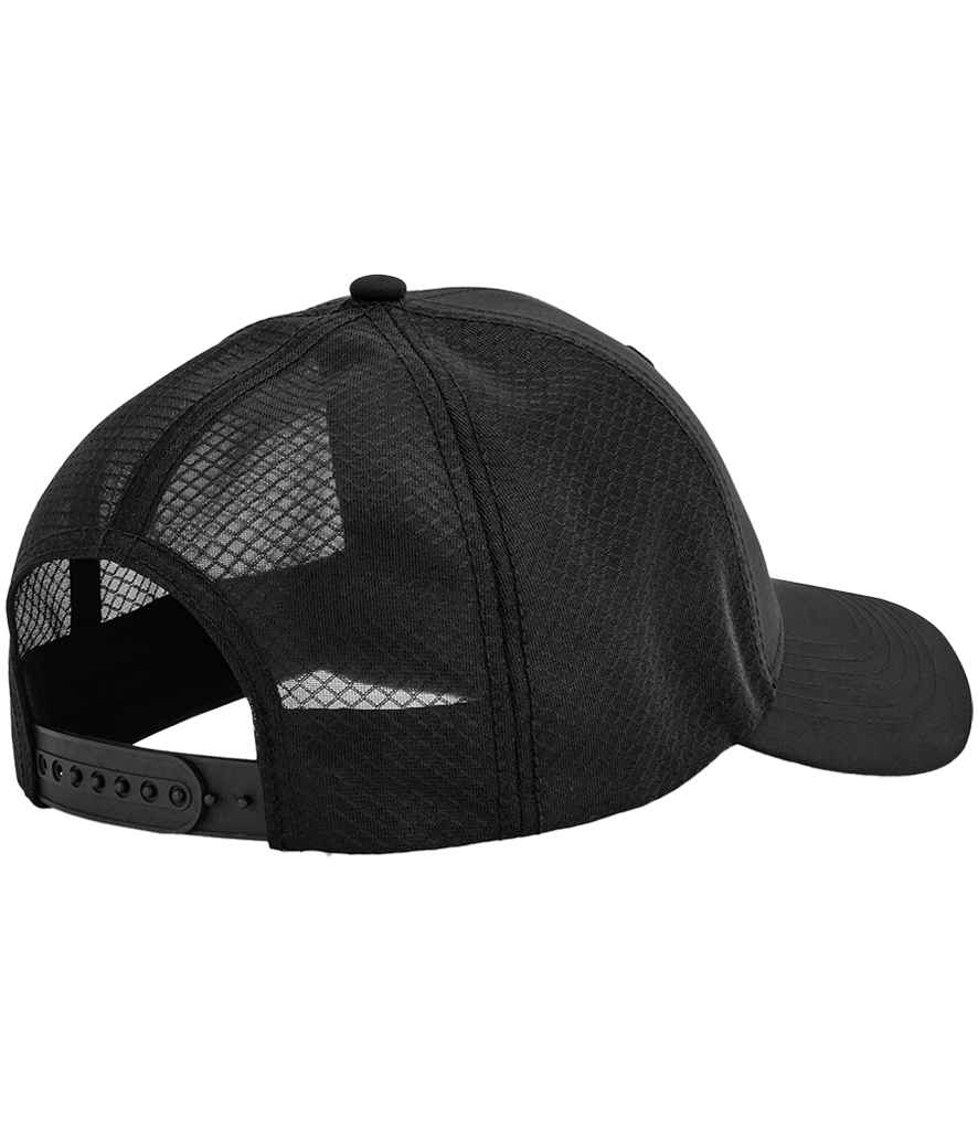 Beechfield Technical Mesh Trucker Cap - Black/Black (BB644R)