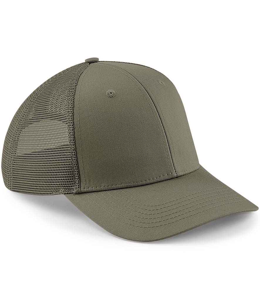 Beechfield Urbanwear Trucker Cap - Olive Green (BB646)