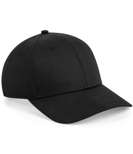 Beechfield Urbanwear 6 Panel Snapback Cap - Black (BB648)