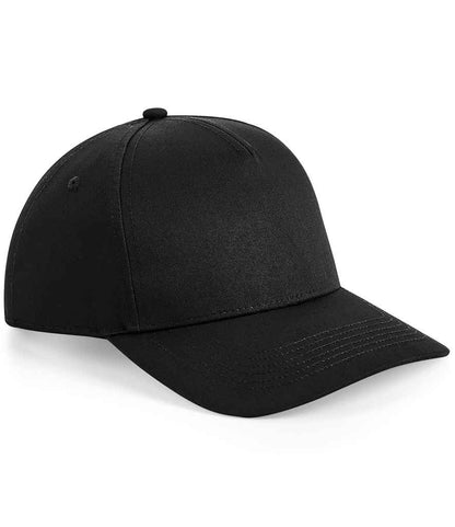 Beechfield Urbanwear 5 Panel Snapback Cap - Black (BB649)