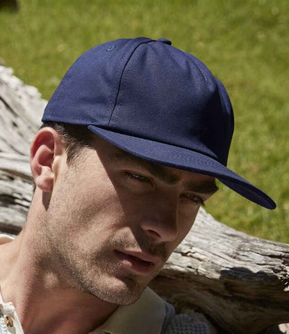 Beechfield Organic Cotton Unstructured 5 Panel Cap - Oxford Navy (BB64N)