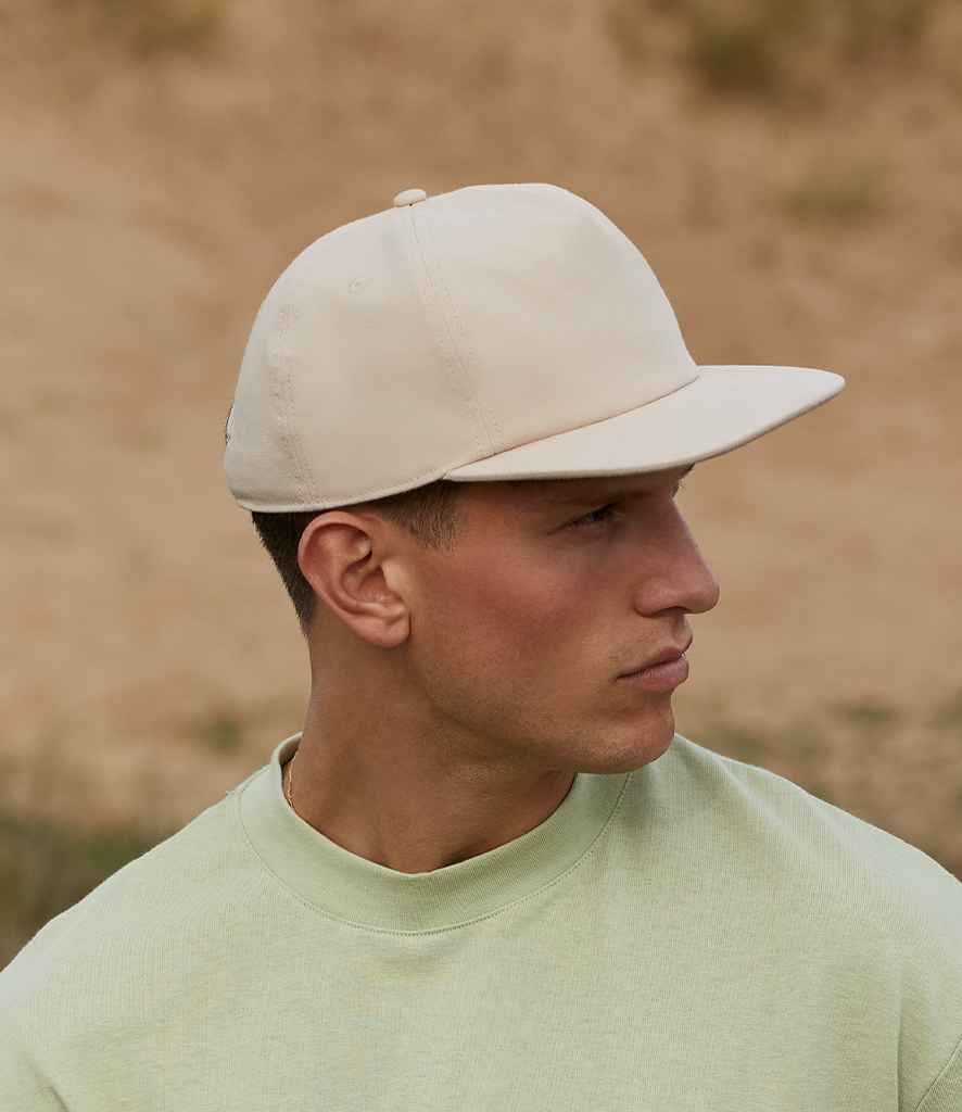 Beechfield Organic Cotton Unstructured 5 Panel Cap - Sand (BB64N)