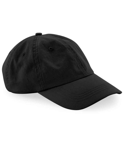 Beechfield Organic Cotton 6 Panel Dad Cap - Black (BB652N)