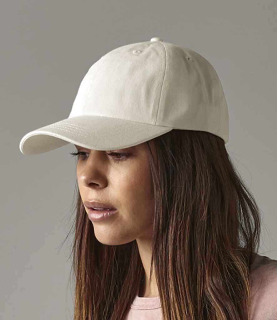 Beechfield Organic Cotton 6 Panel Dad Cap - Natural (BB652N)
