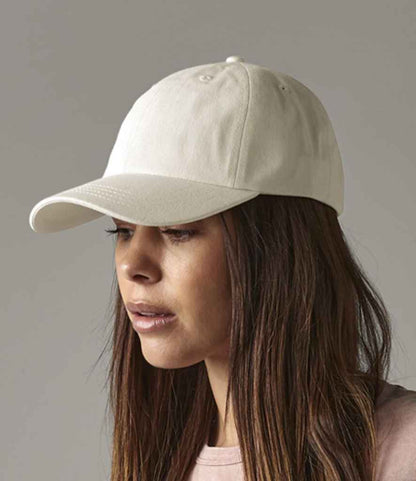 Beechfield Organic Cotton 6 Panel Dad Cap - Natural (BB652N)