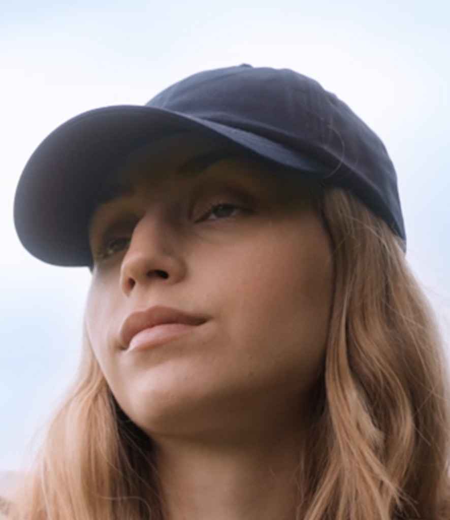 Beechfield Organic Cotton 6 Panel Dad Cap - Navy (BB652N)