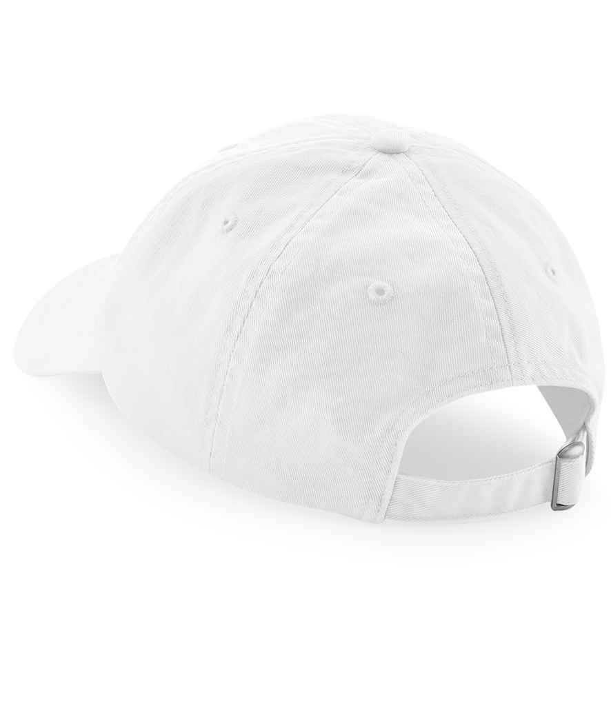 Beechfield Organic Cotton 6 Panel Dad Cap - White (BB652N)