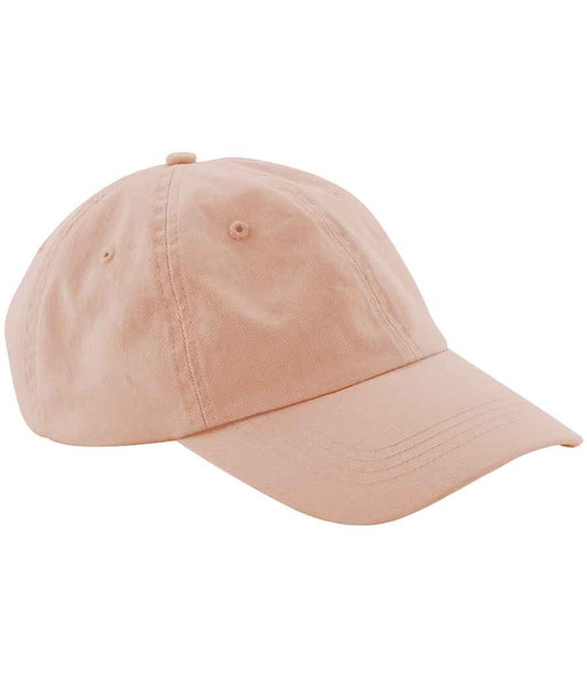 Beechfield Low Profile 6 Panel Dad Cap - Peach (BB653)
