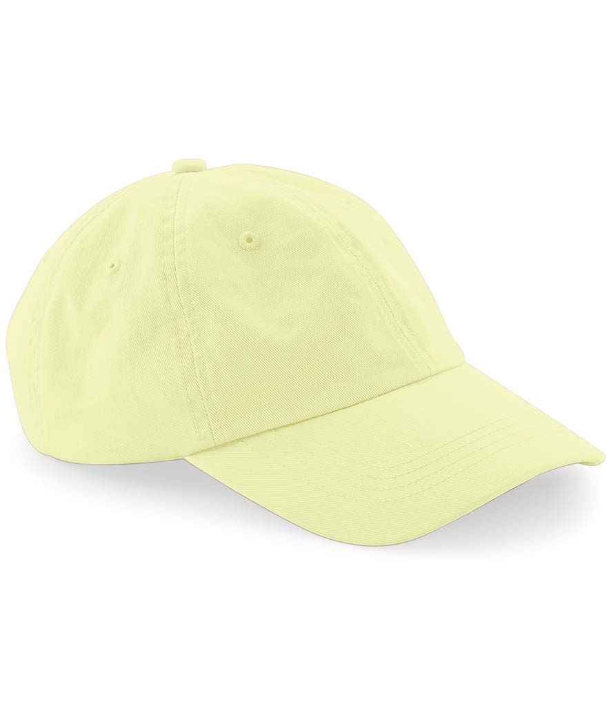 Beechfield Low Profile 6 Panel Dad Cap - Pastel Lemon (BB653)