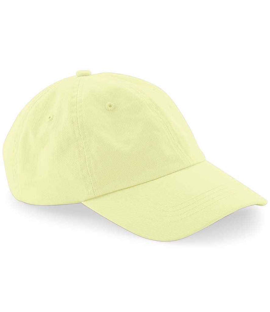 Beechfield Low Profile 6 Panel Dad Cap - Pastel Lemon (BB653)