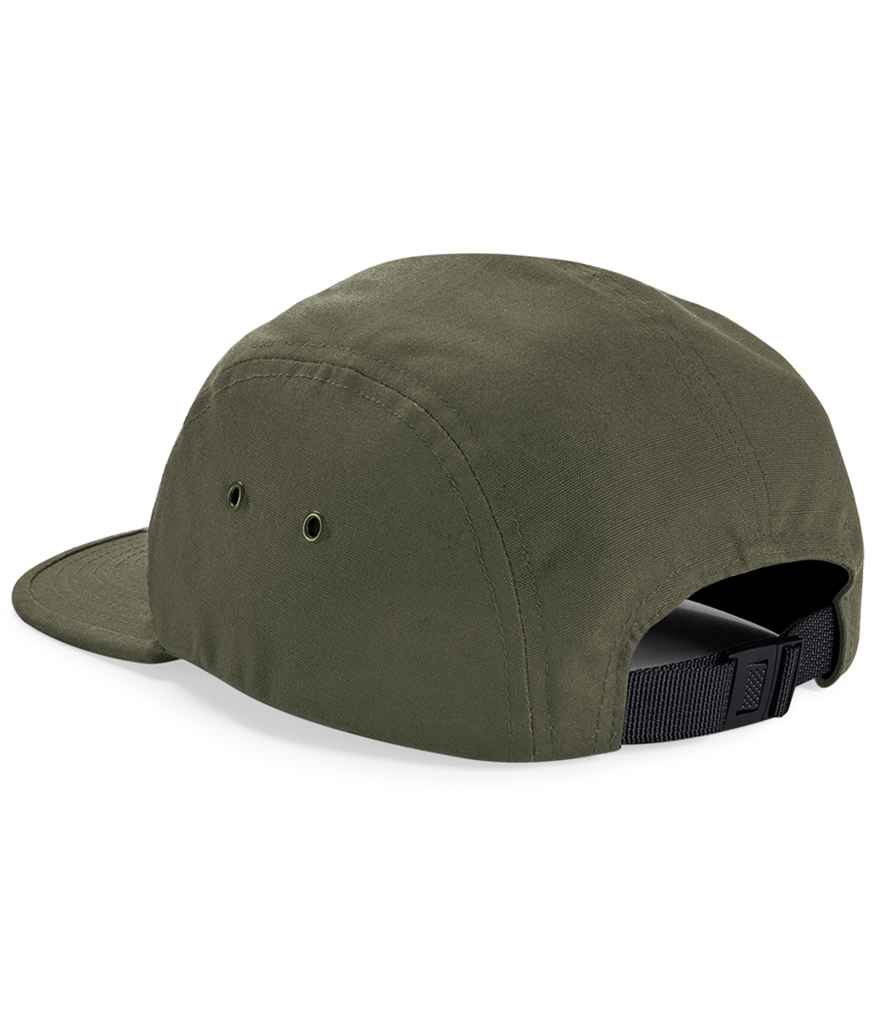 Beechfield Canvas 5 Panel Cap - Olive Green (BB654)
