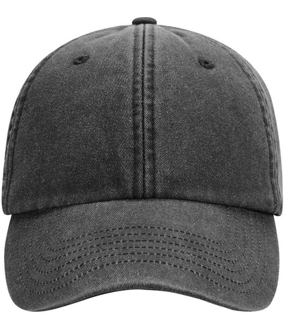 Beechfield Junior Low Profile Vintage Cap - Vintage Black (BB655B)