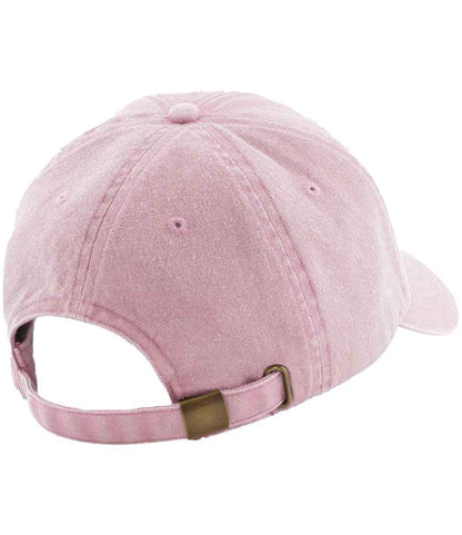 Beechfield Junior Low Profile Vintage Cap - Vintage Dusky Pink (BB655B)