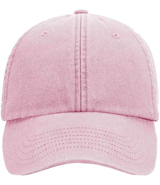 Beechfield Junior Low Profile Vintage Cap - Vintage Dusky Pink (BB655B)
